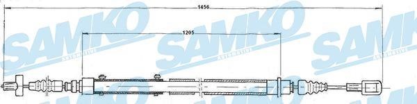 Samko C0905B Cable Pull, parking brake C0905B