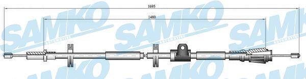 Samko C0914B Cable Pull, parking brake C0914B