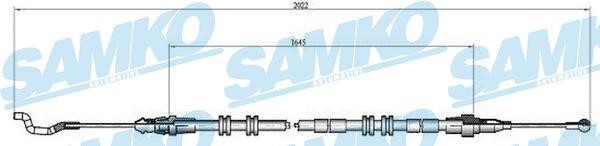 Samko C1038B Cable Pull, parking brake C1038B