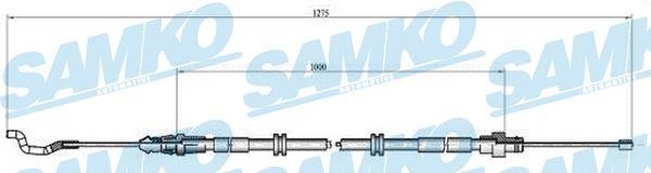 Samko C1039B Cable Pull, parking brake C1039B