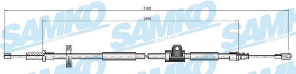 Samko C0923B Cable Pull, parking brake C0923B