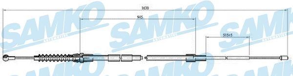 Samko C1098B Cable Pull, parking brake C1098B