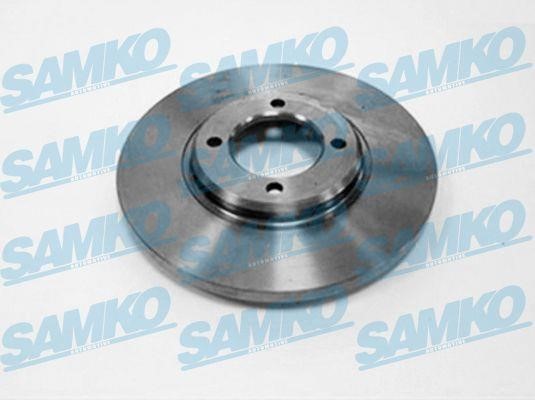 Samko F1021P Unventilated front brake disc F1021P
