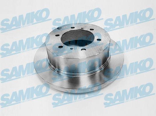 Samko D1331P Rear brake disc, non-ventilated D1331P