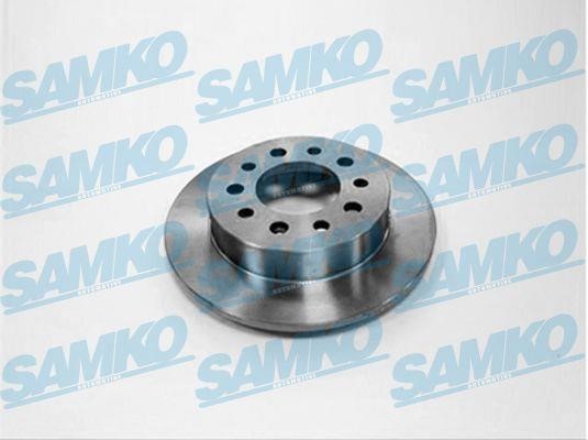 Samko H2017P Rear brake disc, non-ventilated H2017P