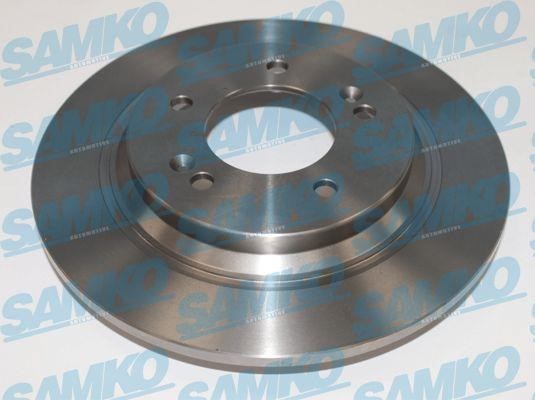 Samko H2050P Rear brake disc, non-ventilated H2050P