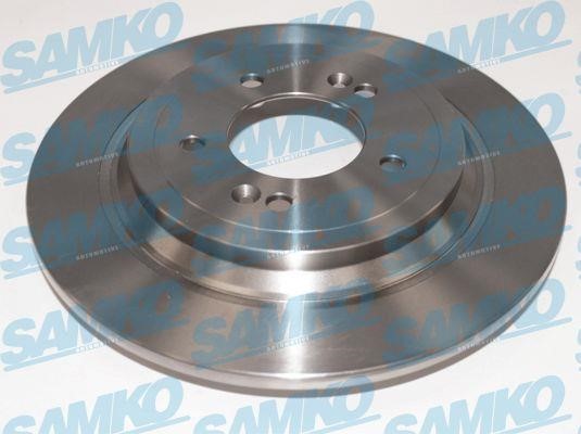 Samko H2053P Rear brake disc, non-ventilated H2053P