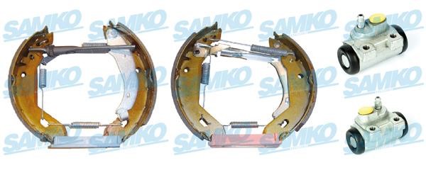 Samko KEG201 Brake shoes with cylinders, set KEG201