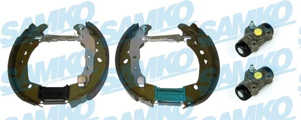 Samko KEG450 Brake shoes with cylinders, set KEG450
