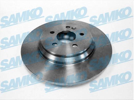 Samko M2025P Rear brake disc, non-ventilated M2025P