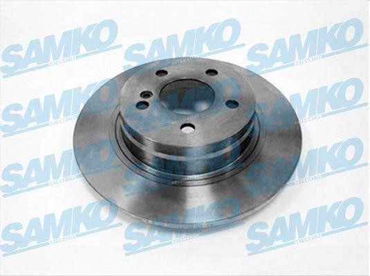Samko M2057P Rear brake disc, non-ventilated M2057P