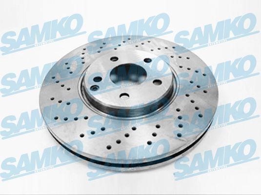 Samko M2065V Ventilated brake disc with perforation M2065V