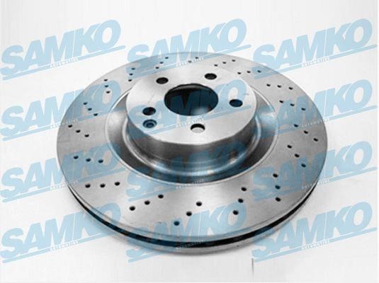Samko M2074V Front brake disc ventilated M2074V