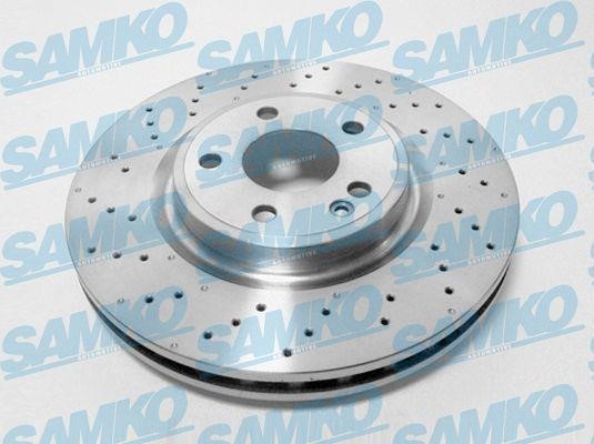 Samko M2092VR Ventilated brake disc with perforation M2092VR M2092VR Samko Ventilated brake disc with perforation