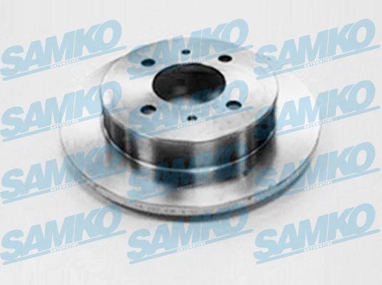 Samko M1019P Rear brake disc, non-ventilated M1019P