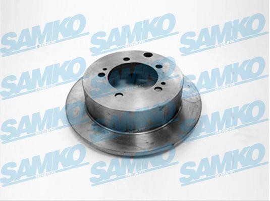 Samko M1020P Rear brake disc, non-ventilated M1020P