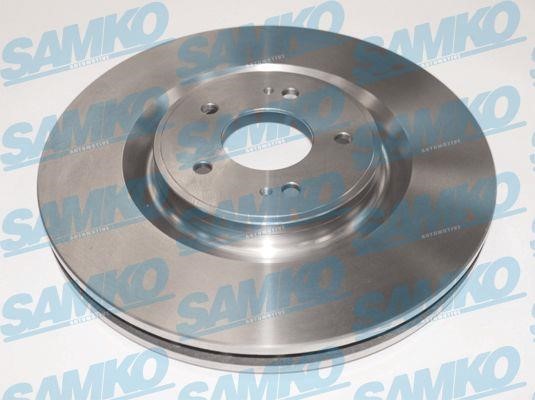Samko M1037V Front brake disc ventilated M1037V
