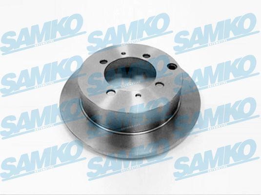 Samko M1617P Rear brake disc, non-ventilated M1617P
