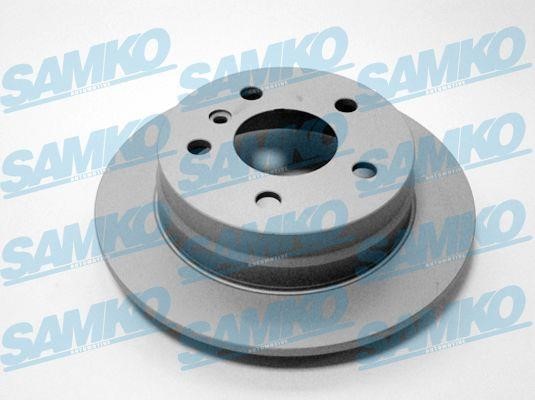 Samko M2003PR Rear brake disc, non-ventilated M2003PR