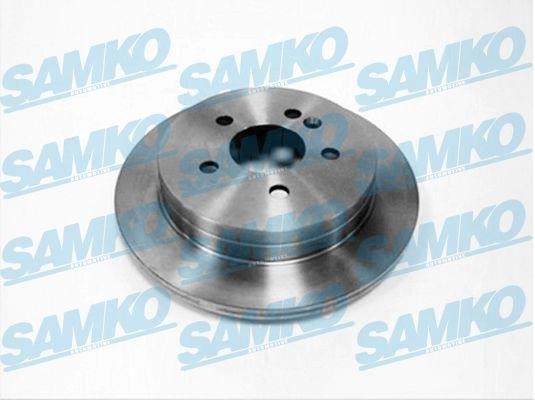 Samko M2014P Rear brake disc, non-ventilated M2014P