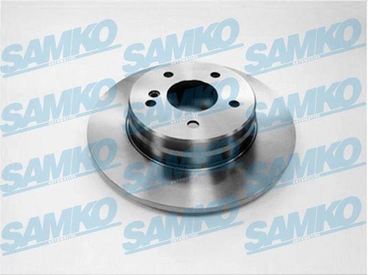 Samko M2621P Rear brake disc, non-ventilated M2621P