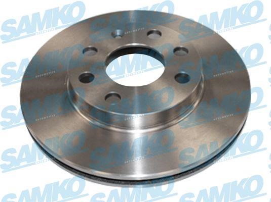 Samko O1061V Front brake disc ventilated O1061V