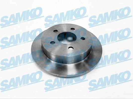 Samko O1487P Unventilated brake disc O1487P