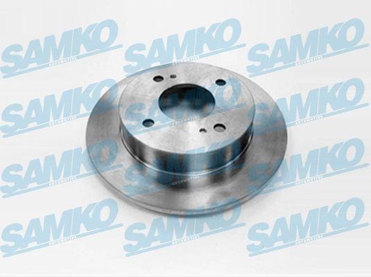 Samko N2554P Rear brake disc, non-ventilated N2554P