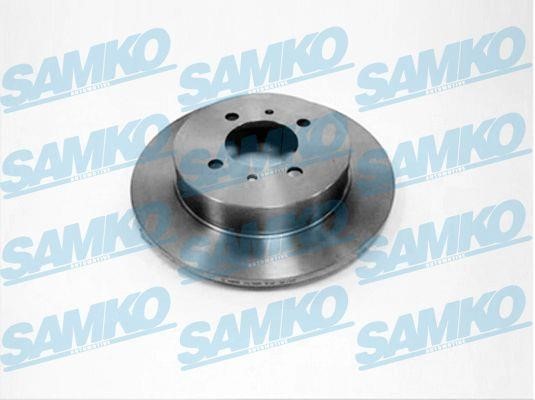 Samko N2815P Rear brake disc, non-ventilated N2815P