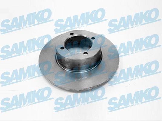 Samko O1011P Unventilated front brake disc O1011P