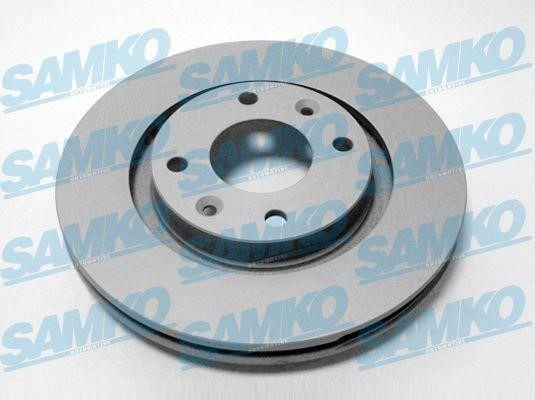 Samko P1002VR Ventilated disc brake, 1 pcs. P1002VR