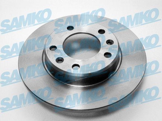 Samko P1021P Unventilated brake disc P1021P