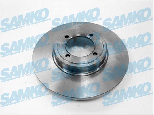 Samko P1051P Unventilated front brake disc P1051P