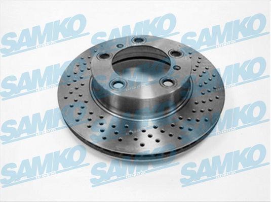 Samko P2017V Ventilated brake disc with perforation P2017V