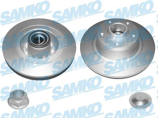 Samko R1077PRCA Unventilated brake disc R1077PRCA