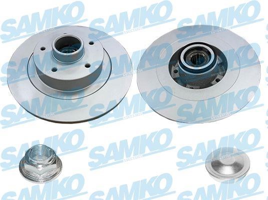 Samko R1079PRCA Rear brake disc, non-ventilated R1079PRCA
