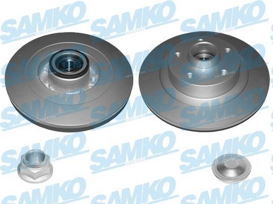 Samko R1080PRCA Rear brake disc, non-ventilated R1080PRCA