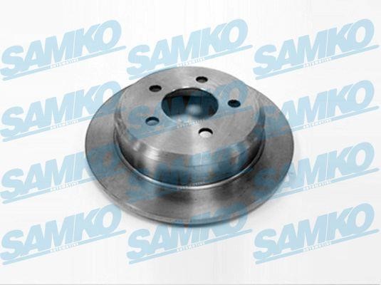 Samko R1471P Rear brake disc, non-ventilated R1471P