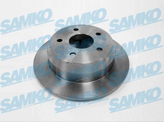 Samko R1561P Rear brake disc, non-ventilated R1561P