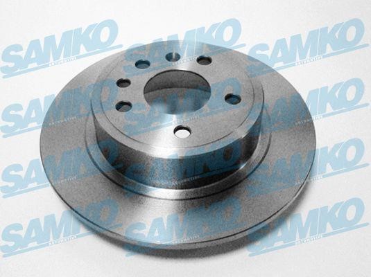 Samko S1003P Rear brake disc, non-ventilated S1003P