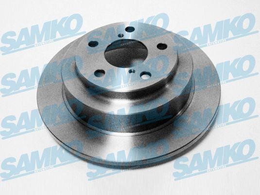 Samko S4101P Rear brake disc, non-ventilated S4101P