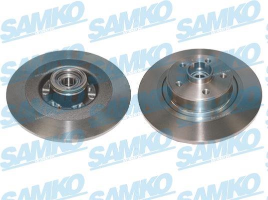 Samko R1022PCA Rear brake disc, non-ventilated R1022PCA