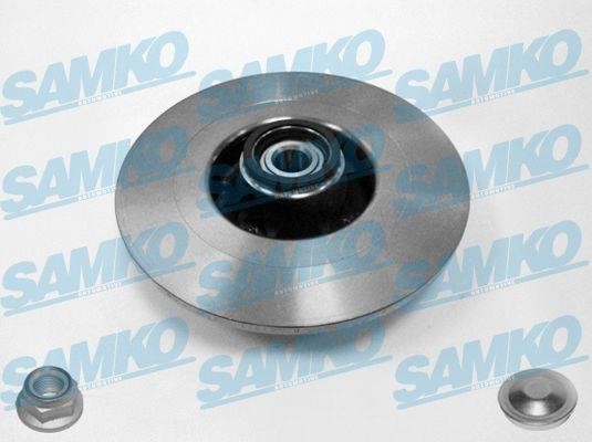 Samko R1030PCA Rear brake disc, non-ventilated R1030PCA