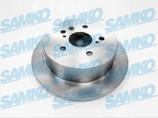 Samko T2018P Rear brake disc, non-ventilated T2018P