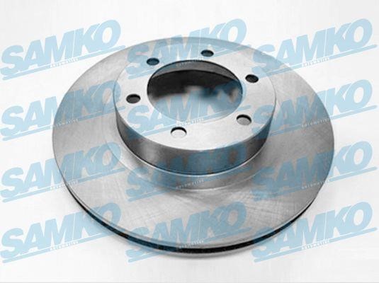 Samko T2027V Front brake disc ventilated T2027V