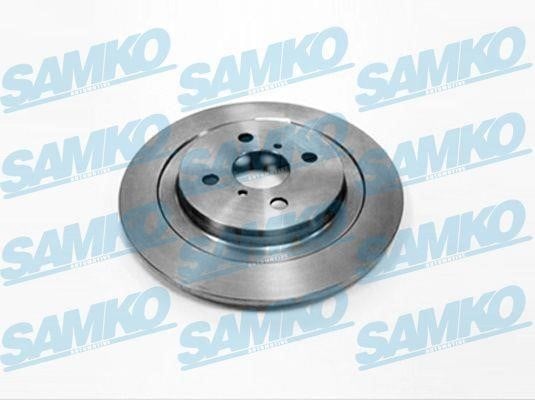 Samko T2046P Rear brake disc, non-ventilated T2046P