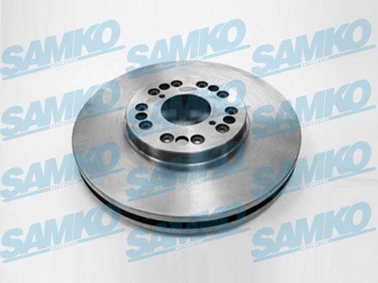 Samko T2136V Front brake disc ventilated T2136V