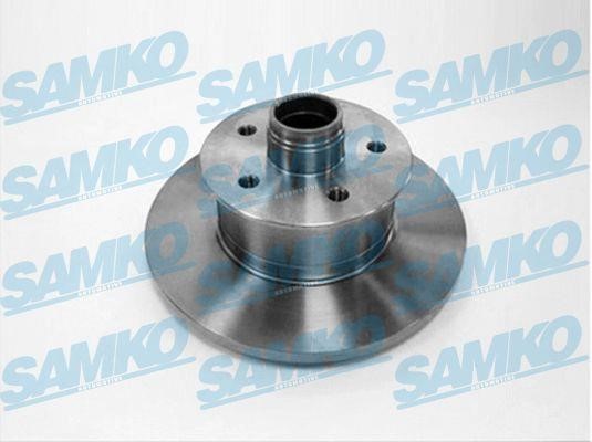 Samko V2081P Unventilated brake disc V2081P