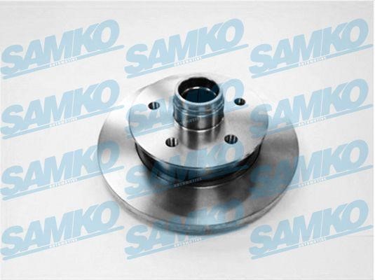 Samko V2171P Unventilated brake disc V2171P