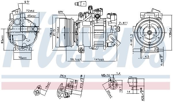 Buy Nissens 890551 at a low price in United Arab Emirates!